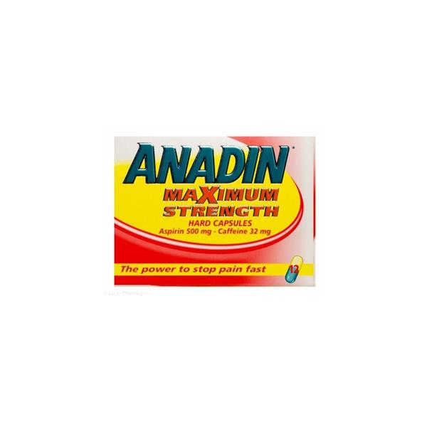 Anadin Maximum Strength Capsules
