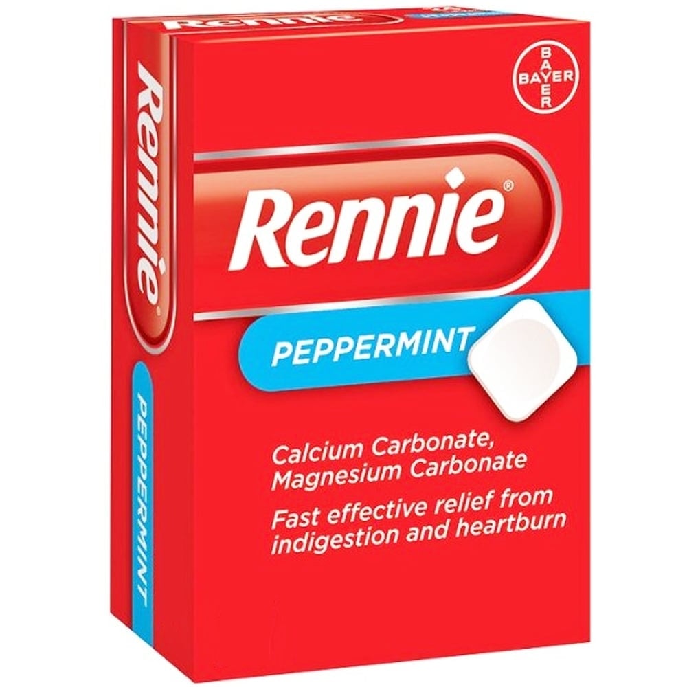 Rennie Chewable Tablets Peppermint