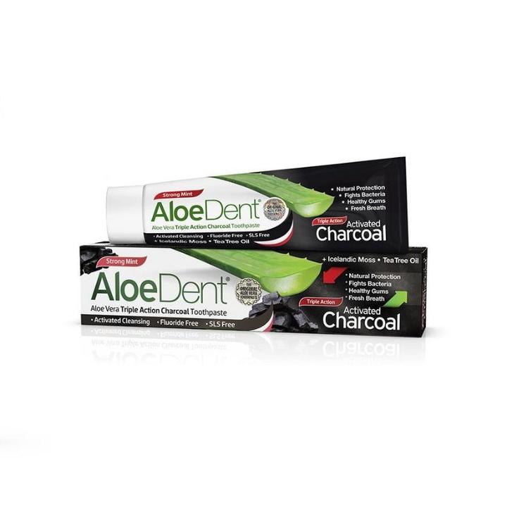 AloeDent Activated Charcoal Toothpaste