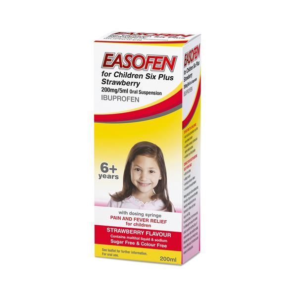 Easofen For Children Six Plus Strawberry