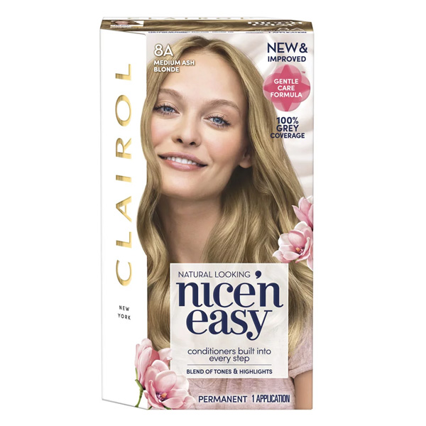 Clairol Nice'n Easy Permanent 8A Medium Ash Blonde