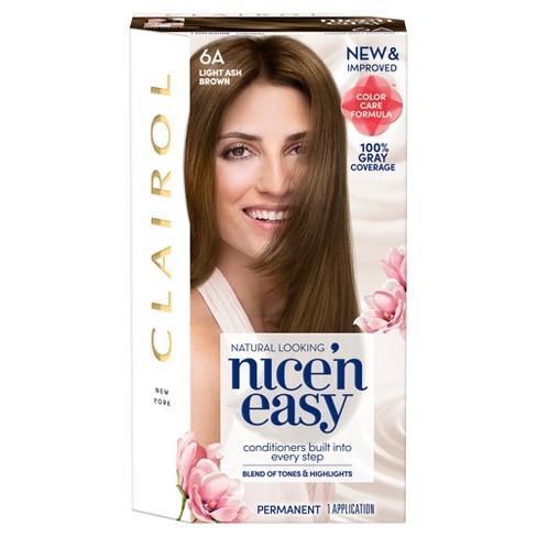 Clairol Nice'n Easy Permanent 6A Light Ash Brown