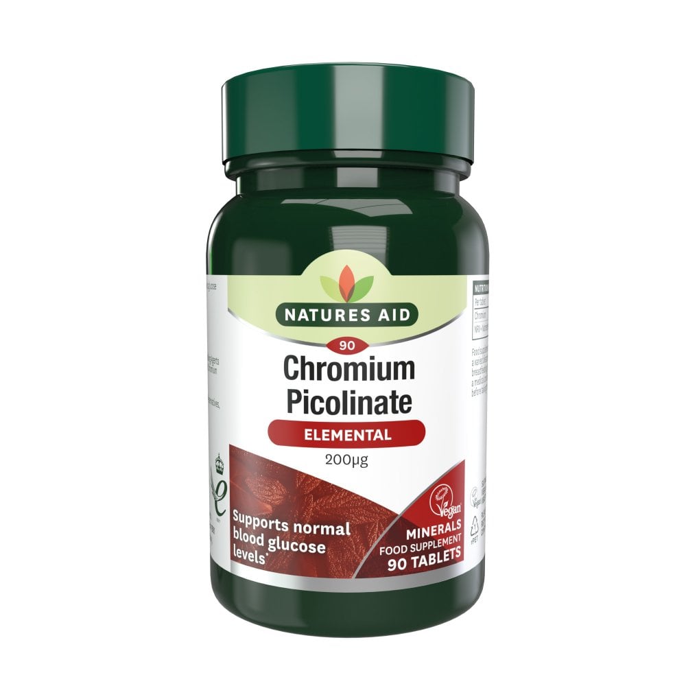 Natures Aid Chromium Picolinate 200ug