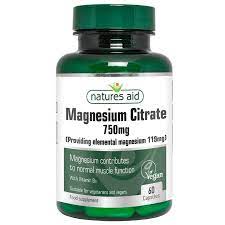 Natures Aid Magnesium Citrate 750mg