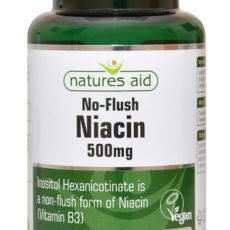 Natures Aid No-Flush Niacin 500mg