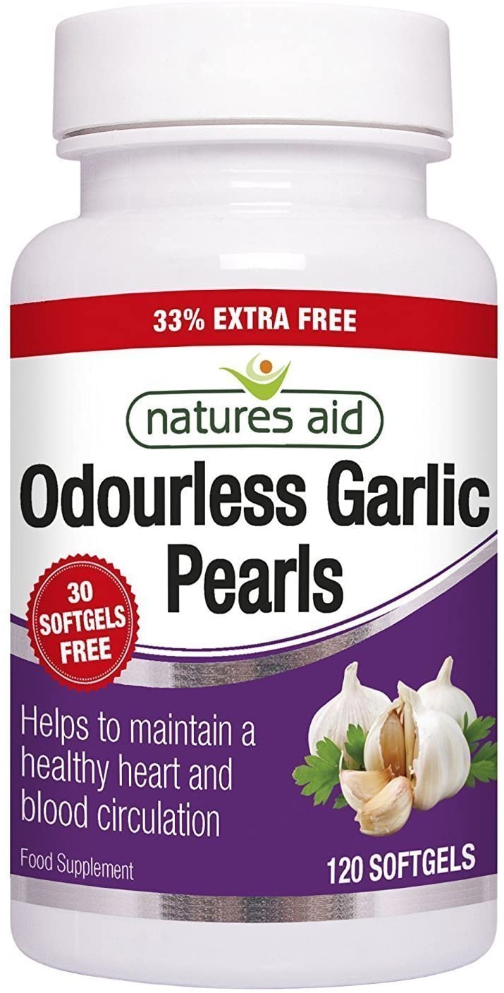 Natures Aid Odourless Garlic Pearls