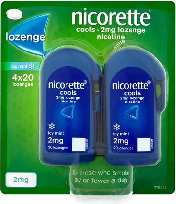 Nicorette Cools 2MG Lozenge Icy Mint