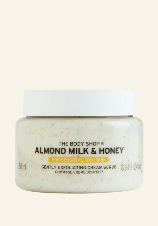 The Body Shop Almond Milk & Honey Gently Exfoliating Cream Scrub