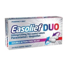 Easolief Duo Paracetamol 500mg & Ibuprofen 150mg Tablets