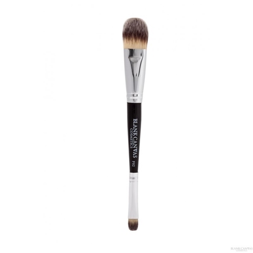 Blank Canvas Cosmetics F02 Double Ended Foundation Brush