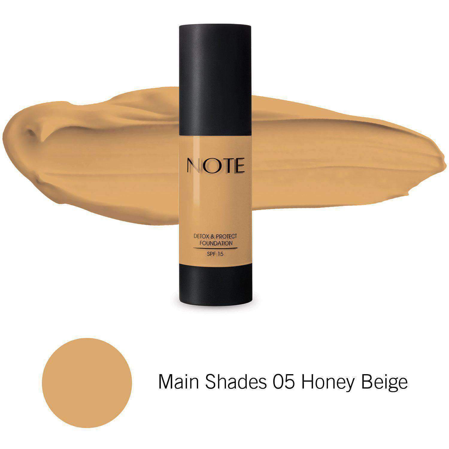 Note Cosmetics Detox & Protect Foundation SPF15