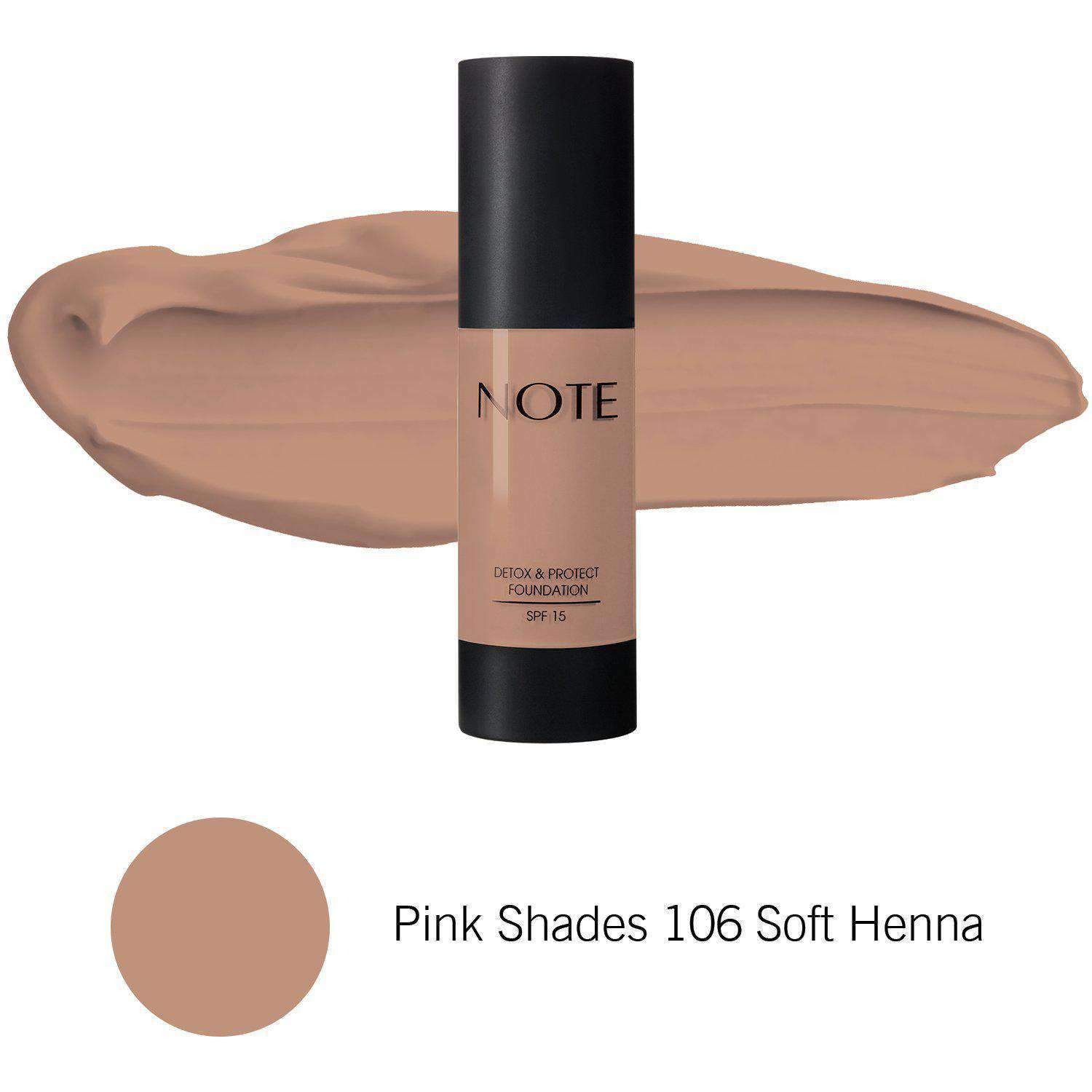 Note Cosmetics Detox & Protect Foundation SPF15