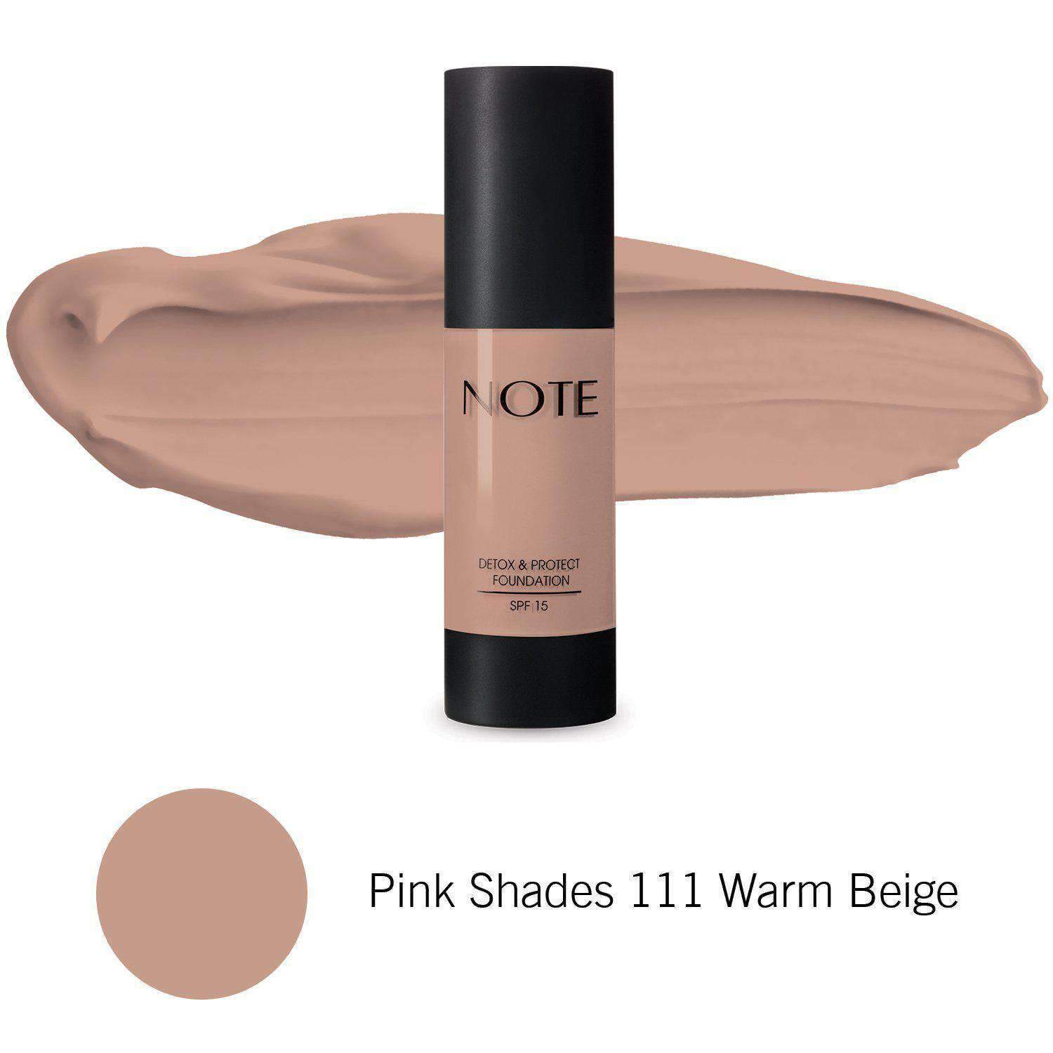 Note Cosmetics Detox & Protect Foundation SPF15