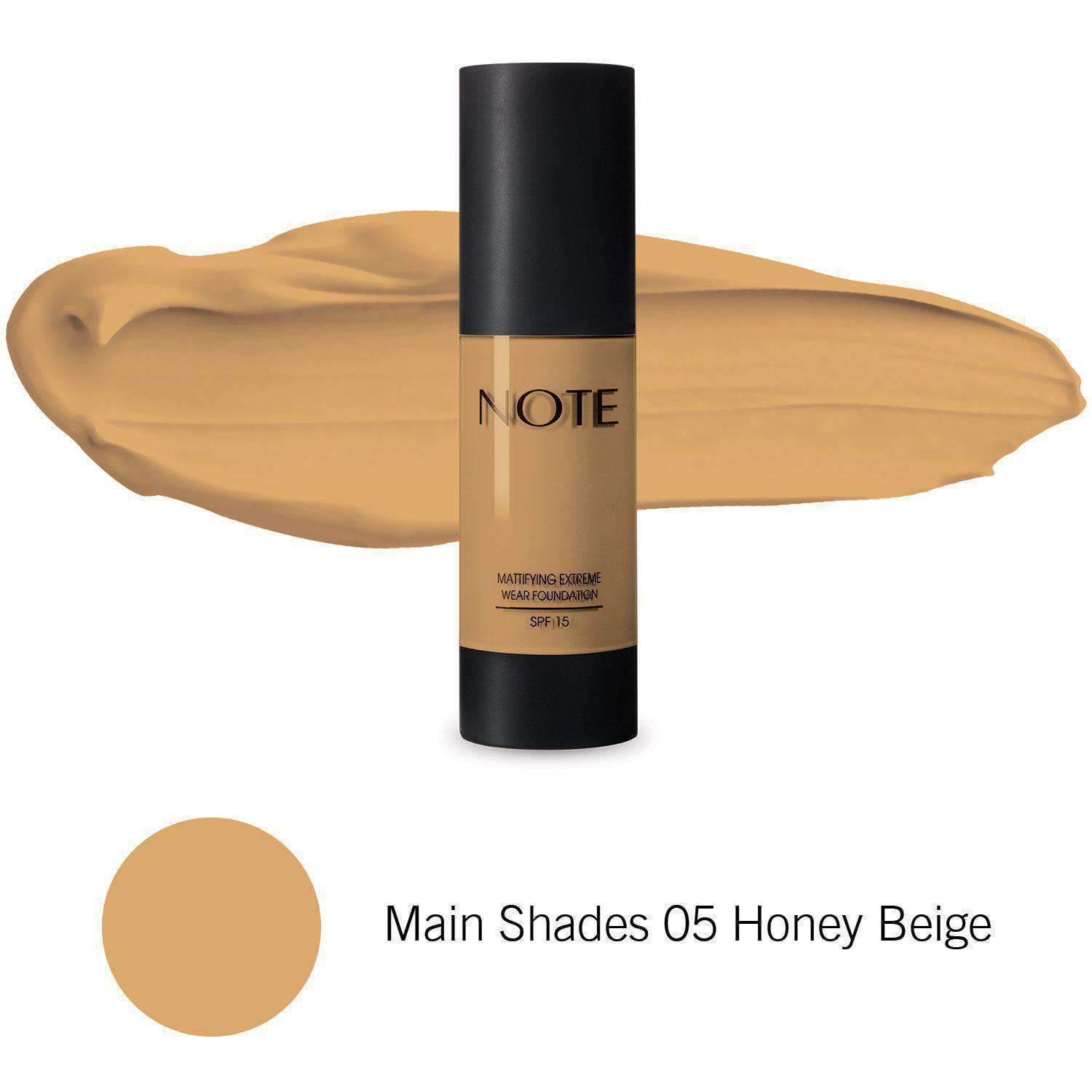 Note Cosmetics Mattifying Extreme Wear Foundation