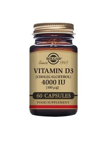 Solgar Vitamin D3 4000iu 60 Capsules