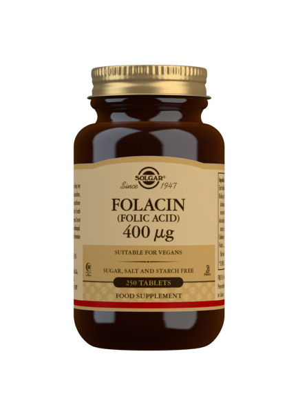 SOLGAR Folic Acid 400ug 250 Tablets