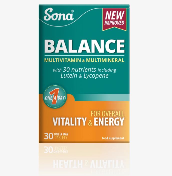 Sona Balance  Multivitamin & Multimineral 30 Tablets