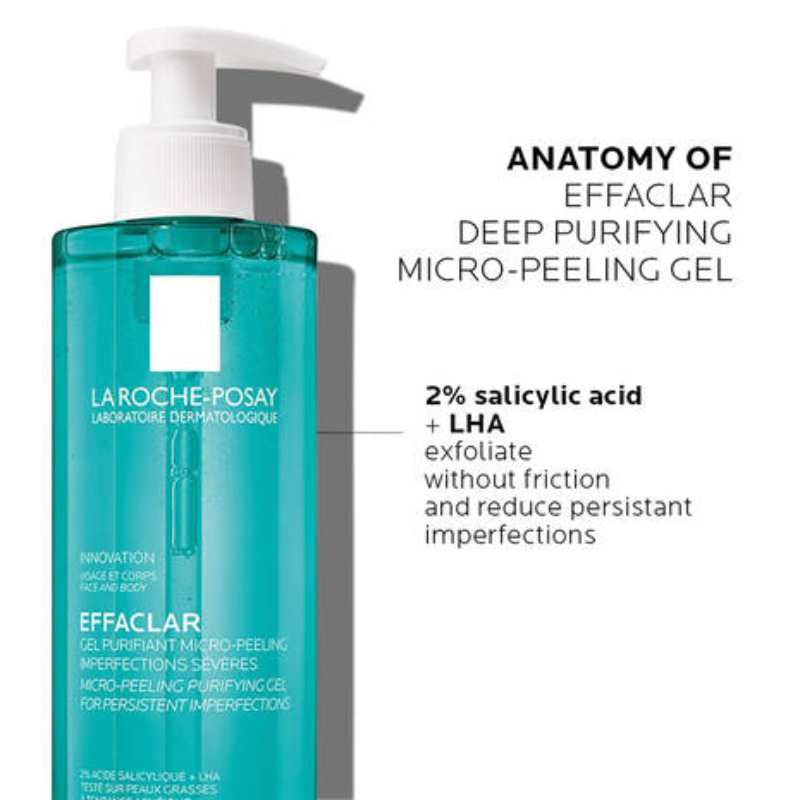 La Roche Posay Effaclar Micro- Peeling Purifying Gel Face & Body
