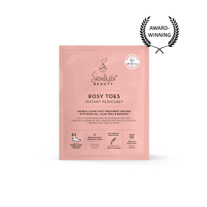 Seoulista Rosy Toes Instant Pedicure