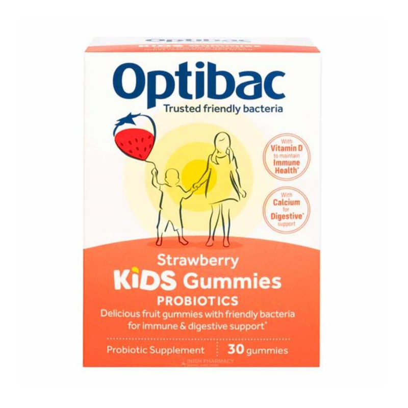 Optibac Strawberry Kids Probiotic Gummies