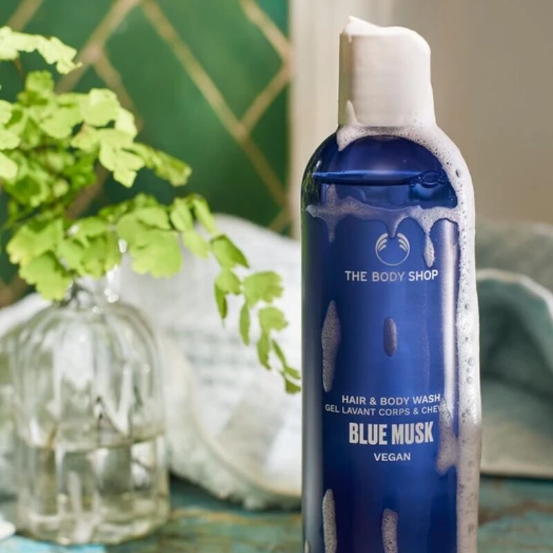 The Body Shop Blue Musk Shower Gel