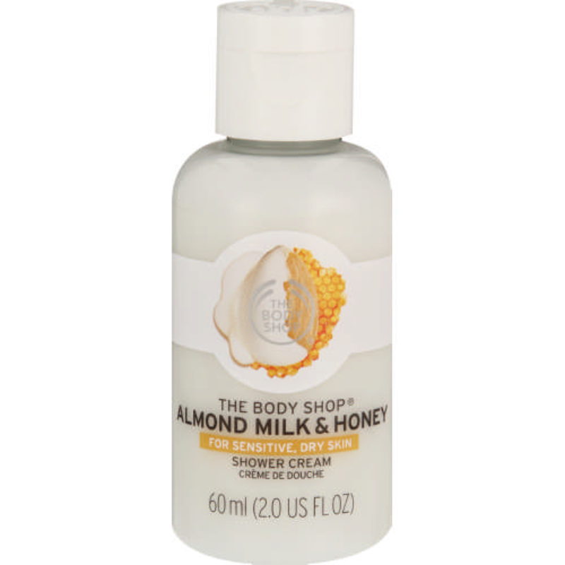 The Body Shop Almond Milk & Honey Shower Cream Travel Size