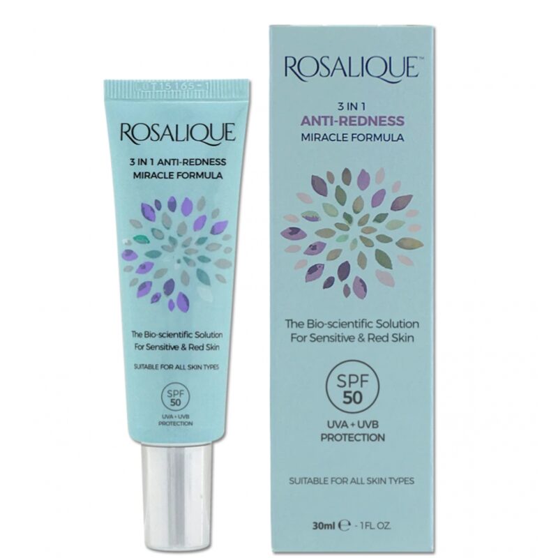 Rosalique 3 in 1 Anti-Redness Miracle Formula SPF50 - 30ml