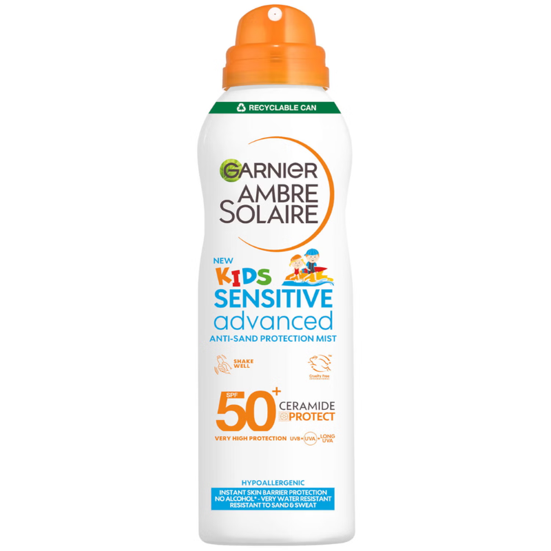 Garnier Ambre Solaire Kids Sensitive Advanced Anti-Sand Mist 50+