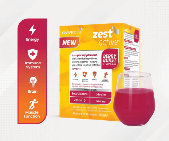 Revive Active Zest Berry Burst Flavour 30 Sachets