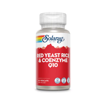 Solaray Red Yeast Rice Plus Co-Q-10 60 Capsules