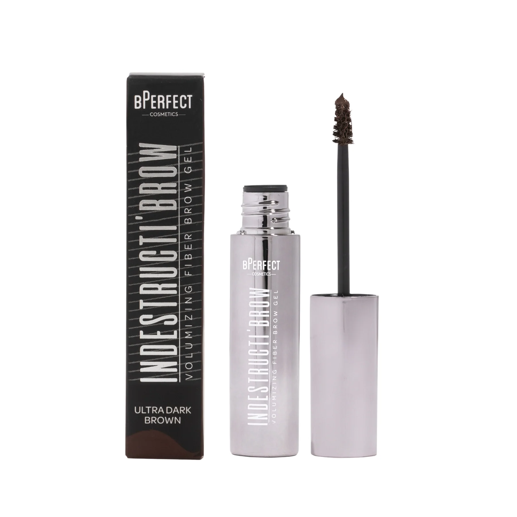 BPerfect Indestructi'Brow - Brow Fiber Gel Mascara Ultra Dark Brown