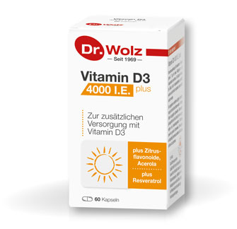 Dr Wolz Vitamin D3 4000ie Plus 60 Capsules