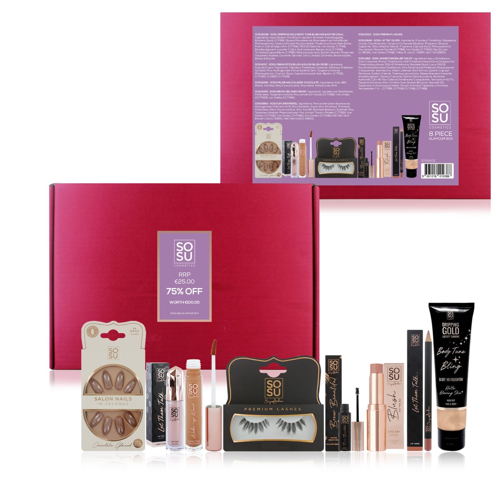 Sosu Glam Box Set RRP €100.00 Now €25.00